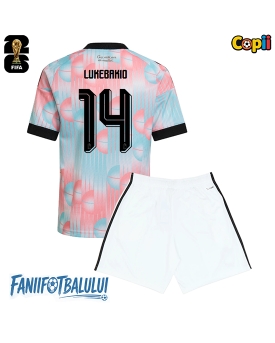 Belgia Dodi Lukebakio #14 Echipament de Fotbal Replică Mondial 2026 Copii Deplasare (+ Șorturi)
